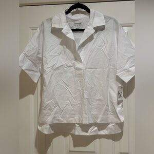 Nordstrom oversized White Cotton top